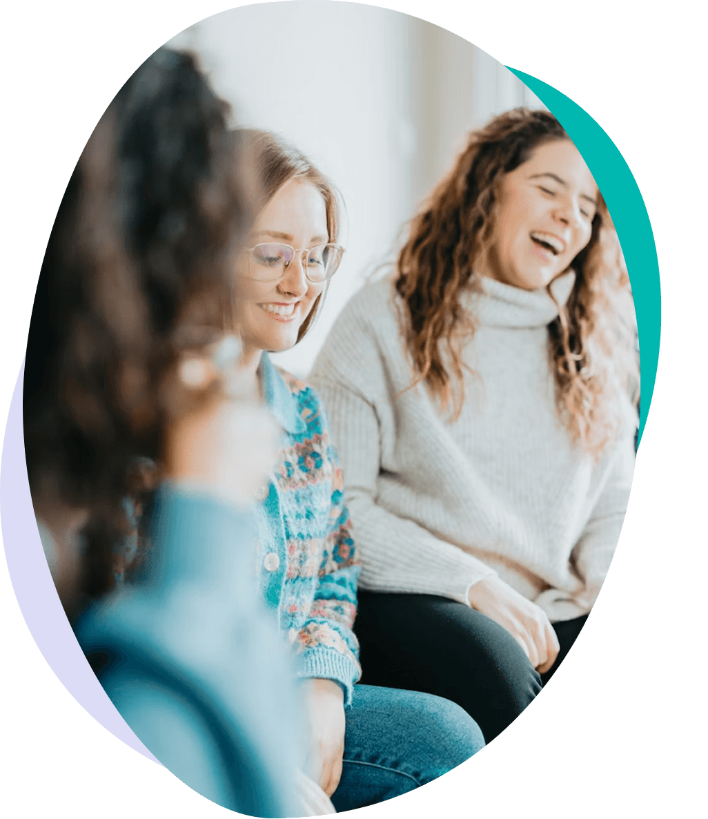 Women sharing experiences